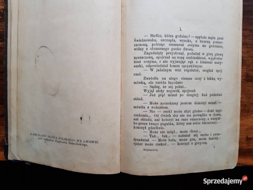 Artur Gruszecki Większością Lwów 1902 Poznań