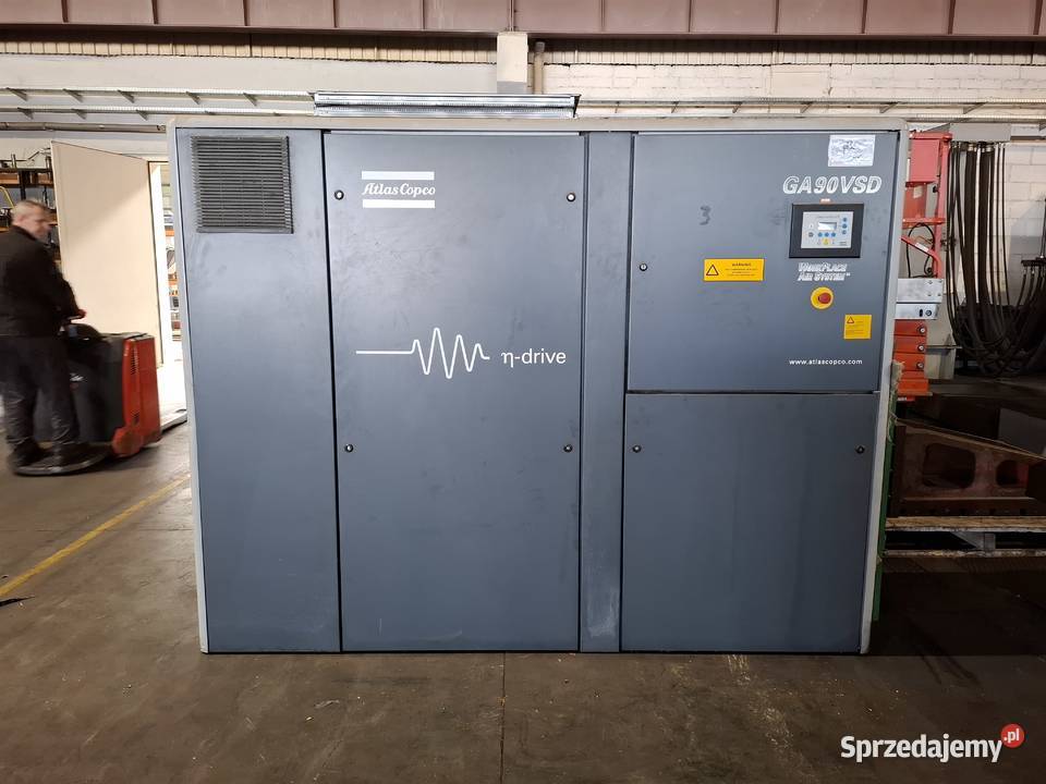 KOMPRESOR ŚRUBOWY Atlas Copco GA 90VSD Andrychów