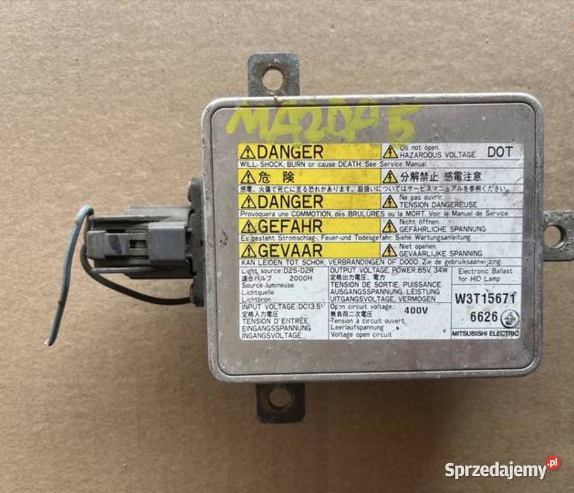 MAZDA 5 PRZETWORNICA XENON W3T15671