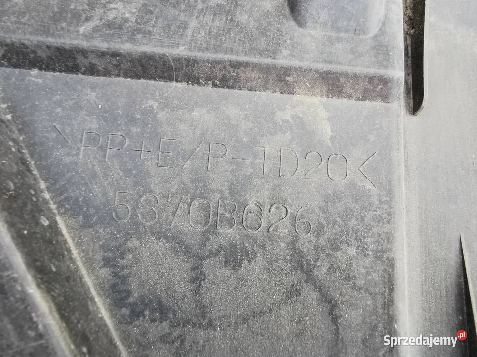 Płyta osłona pod zderzak przód Outlander 3 III