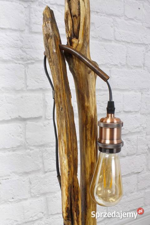 Piękna lampa gałęzi handmaderękodzieło Zielona Góra