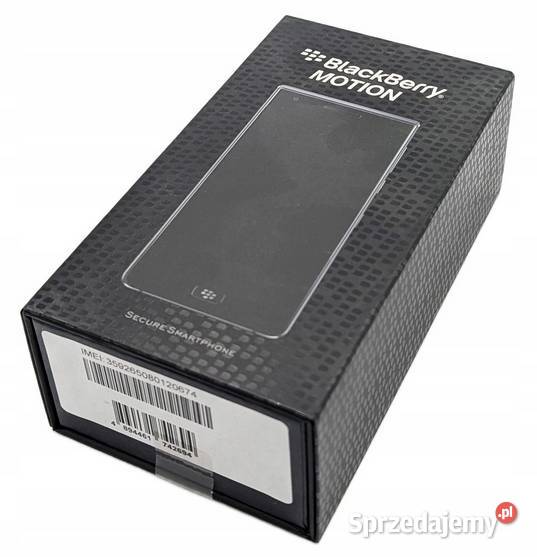 Nowy SMARTFON BLACKBERRY MOTION 432 GB CZARNY Kraków