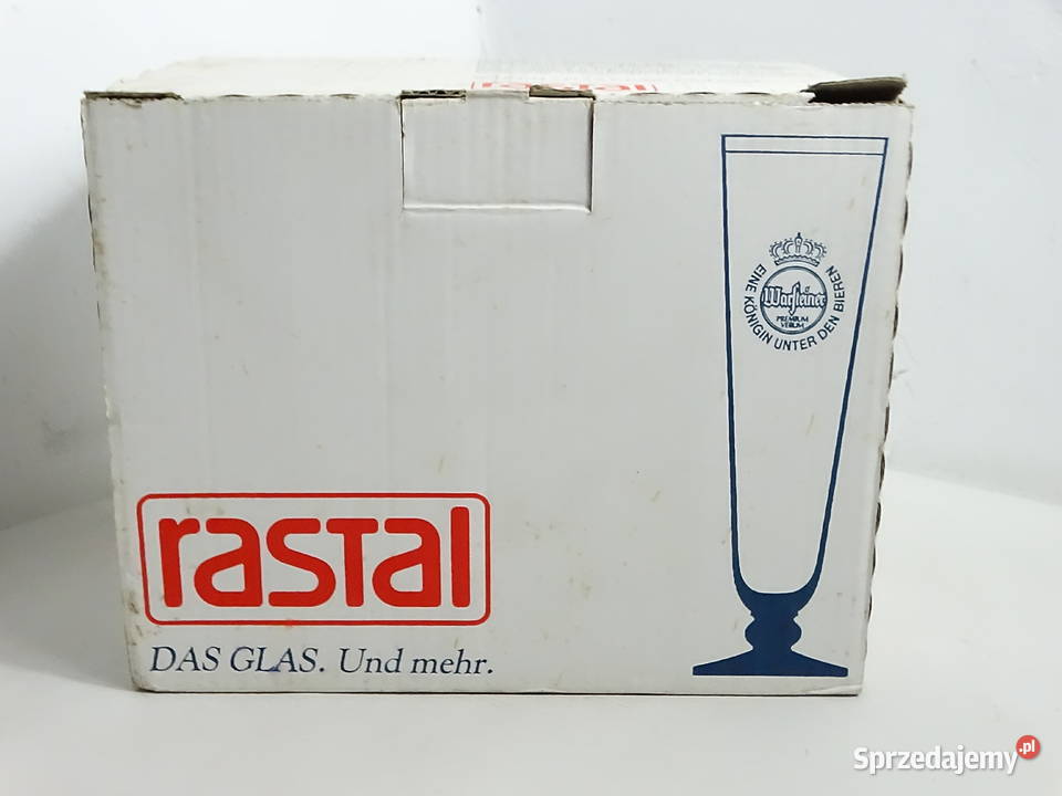 Vintage Szklanki do Piwa Warsteiner Rastal 03L lubelskie Biłgoraj