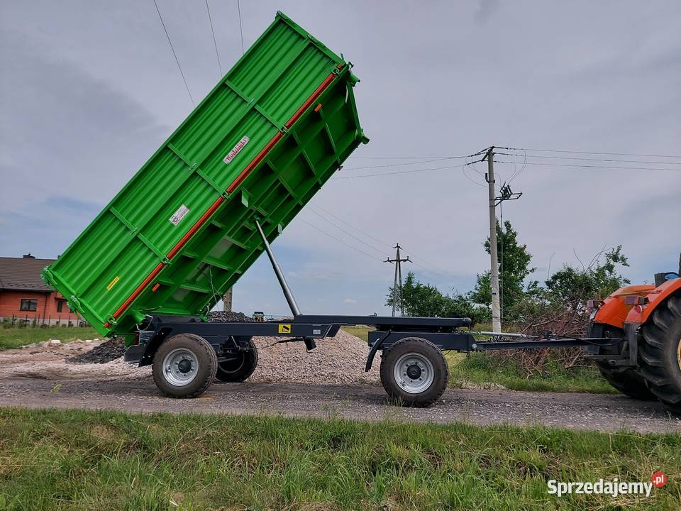 Przyczepa rolnicza wywrotka dwuosiowa 45t łódzkie sprzedam