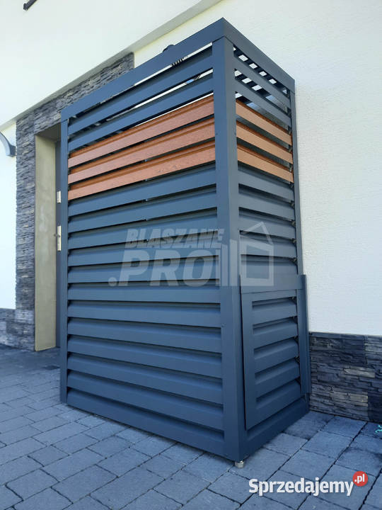 Osłona pompy ciepła 80x50x200 antracyt jasny Międzyrzecz