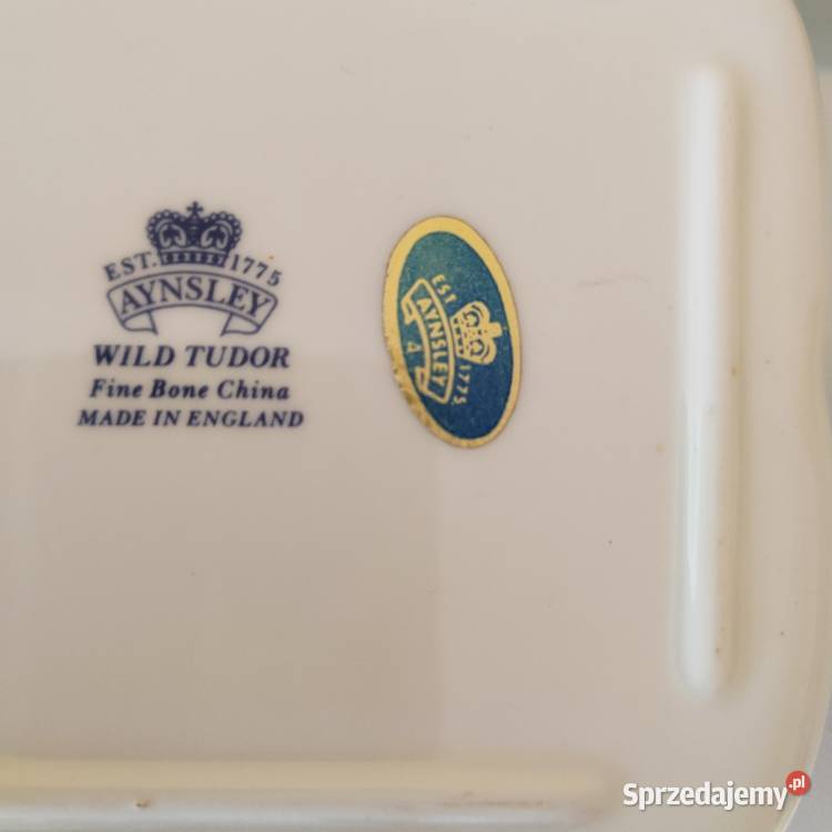 Zestaw porcelany Aynsley Wild Tudor Warszawa