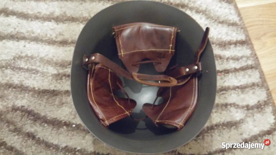 PięknyStary Wojskowy Hełm Szwedzki Sygnowany Militaria podkarpackie