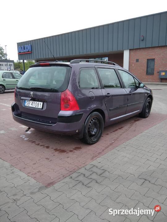 2003 PEUGEOT 307 16 LPG do 2028 uszkodzony Sosnowiec sprzedam