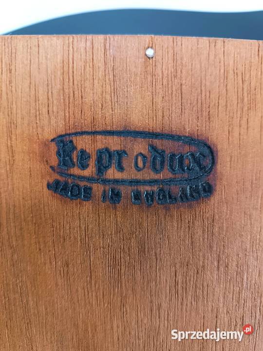 Drewniany stolik z szufladkami vintage Zielona Góra