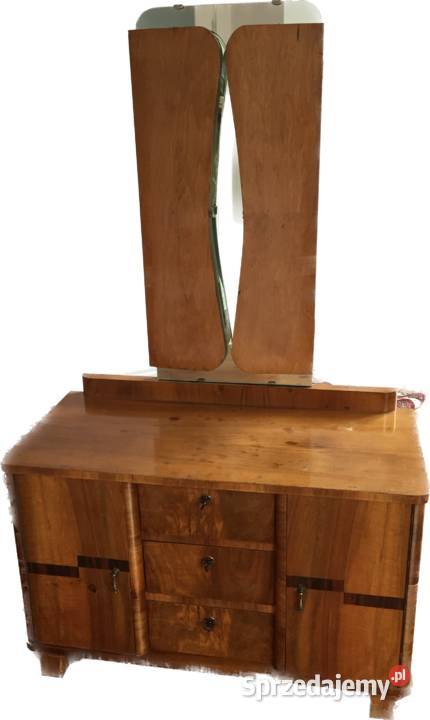 TOALETKA ART DECO TRYPTYK Warszawa