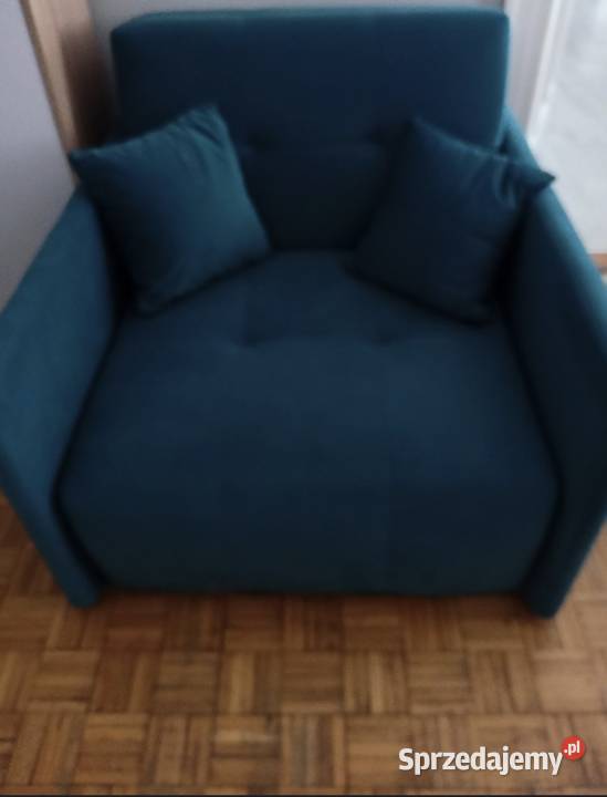 Sofa amerykanka turkusowa 93 LEO