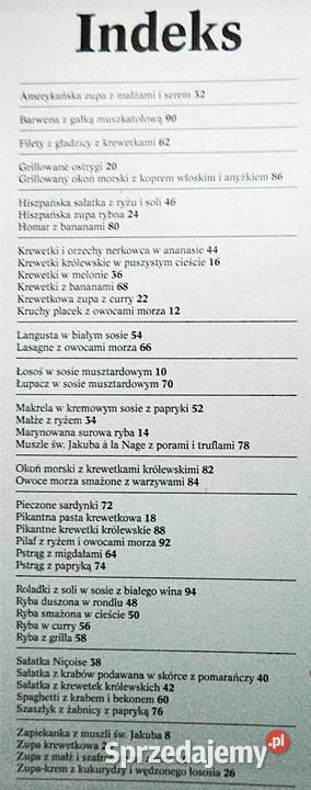 Ryby i owoce morza egzotyczne i pożywne dania lubelskie