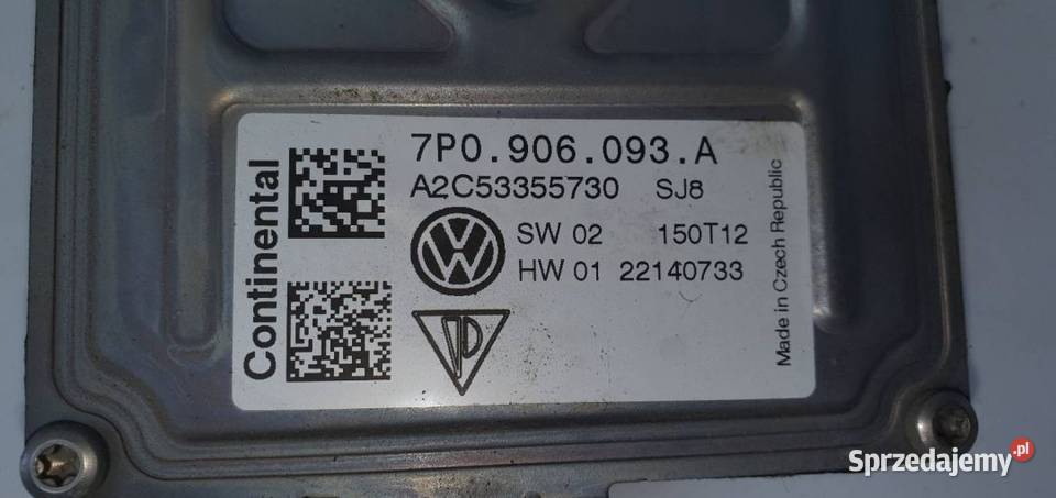 PANAMERA 970 MODUŁ STEROWNIK POMPY 7P0906093A kujawsko-pomorskie Lipno