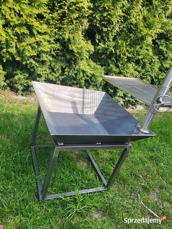 Grill 2w1 palenisko na ognisko nierdzewny ruszt