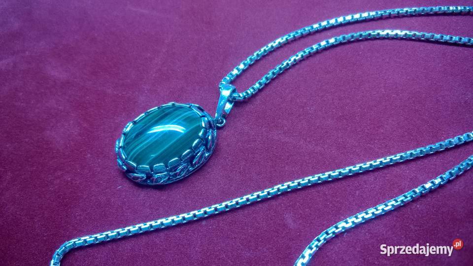 srebrny łańcuszek z wisiorkiem 0109 Warszawa