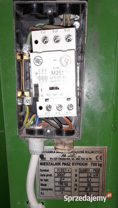 Mieszalnik pasz sypkich 750 H 0371 MROL Wiskitki