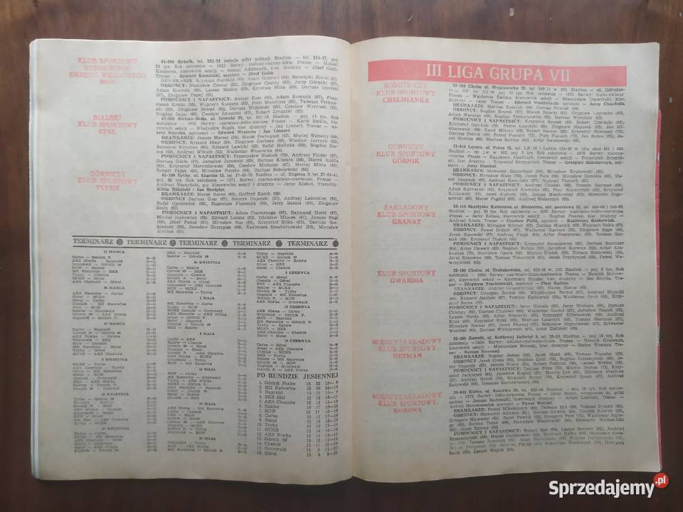 Skarb kibica liga polska wiosna 1988 łódzkie Łódź
