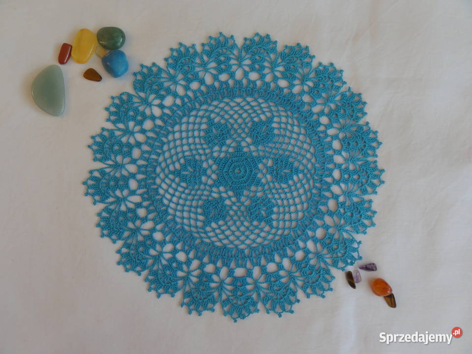 Kolorowe serwetki na szydełku Obrusy i serwety Lublin