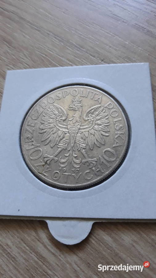 10 Głowa kobiety 1932 zzmoryginał2 Numizmatyka wielkopolskie Konin