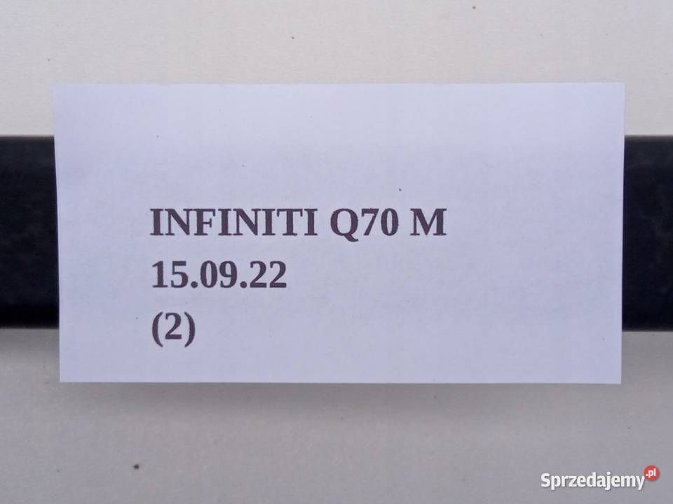 RAMA MOCOWANIE CHŁODNICY OLEJU INFINITI Q70 M30d chłodnice