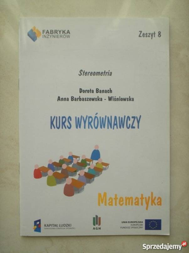Stereometria Kurs wyrównawczy Matematyka Zeszyt małopolskie Kraków