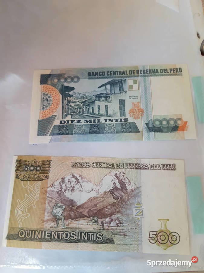 Banknot kolekcjonerski Peru Ruda Śląska sprzedam