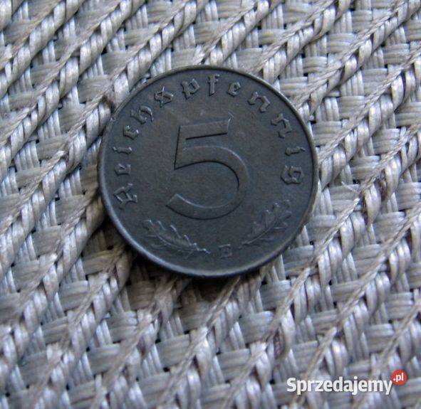 Niemcy 5 Reicbspfennig 1943r E Kalisz