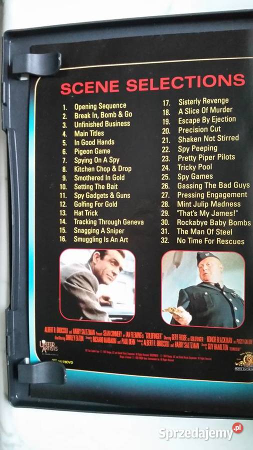 Film GOLDFINGER 19642000 dvd video pełne lubelskie Puławy