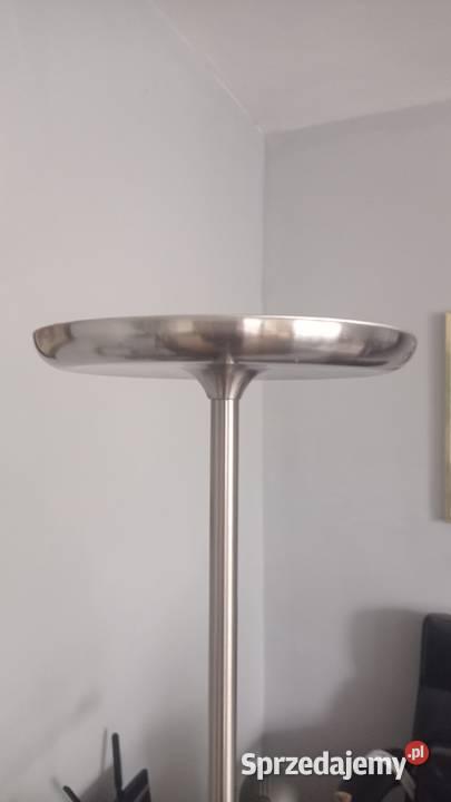 Lampa stojąca LED kolor srebrny Lampy podłogowe Częstochowa sprzedam