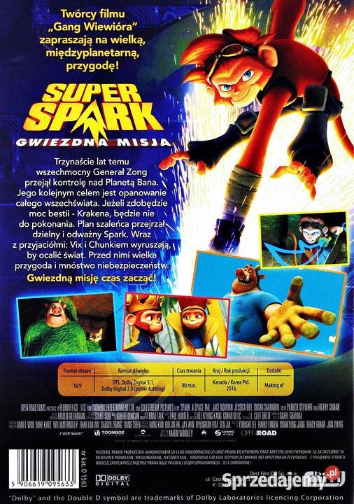 SUPER SPARK GWIEZDNA MISJA Filmy Kalisz