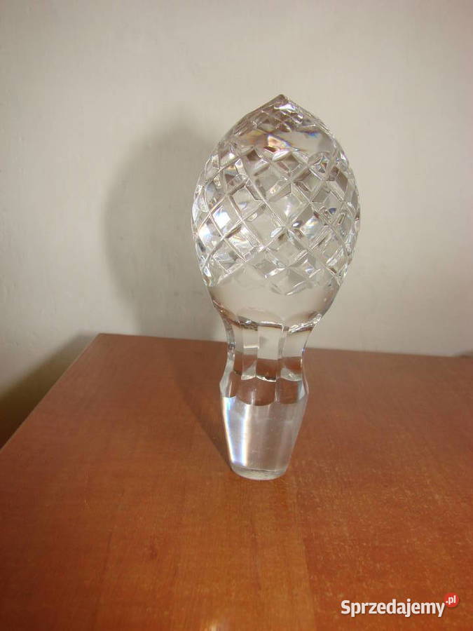 kryształowy korek karafki