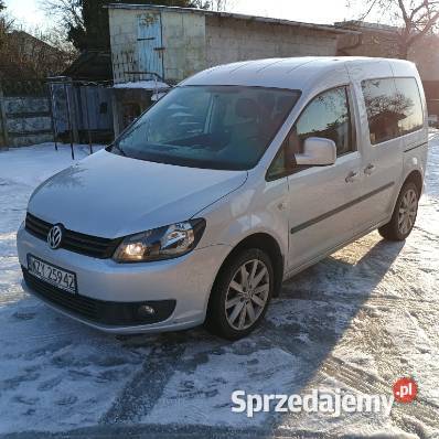 VW Caddy 2013 nieuszkodzony mazowieckie Żyrardów