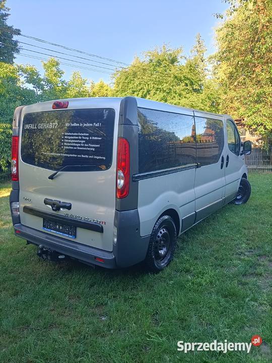 OPEL VIVARO 25 CDTI 9 osobowy LONG Rok produkcji 2007 Gorzów Wielkopolski