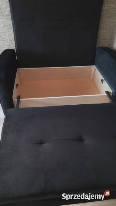 Czarna sofa Maków Mazowiecki sprzedam