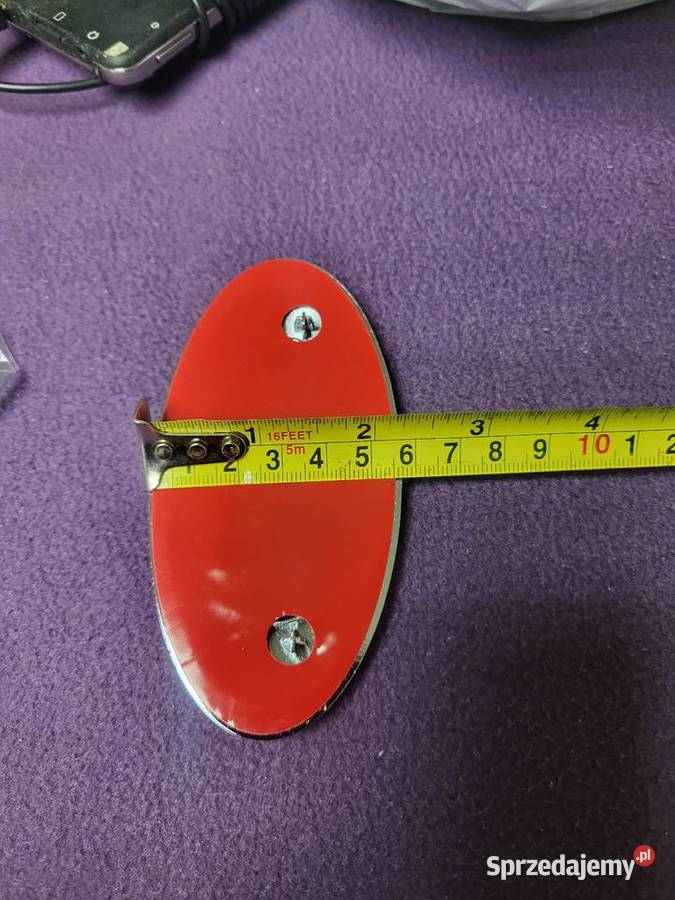 Nowy Emblemat KIA 115x58mm ChromCzerwony ABS Gliwice