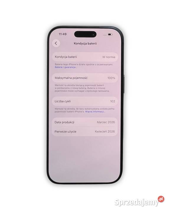 iPhone 17 Pro 256GB 100 kondycji PRAWIE NOWY Cmolas