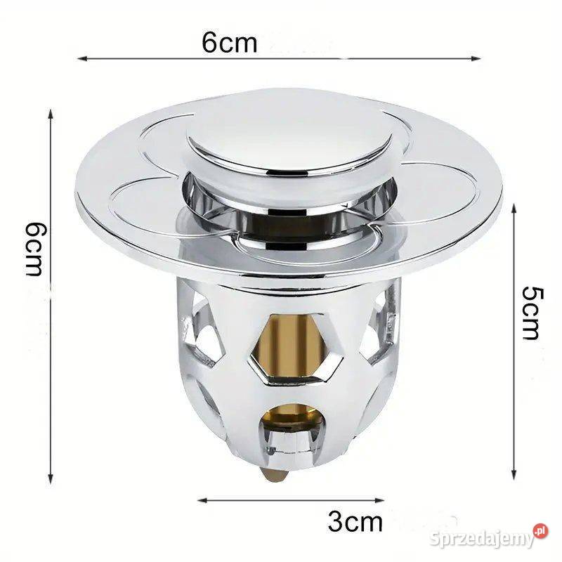 zatyczka zamknięcie odpływu umywalka zlew Swarzędz