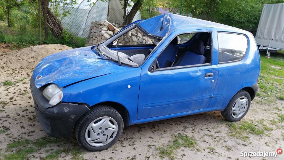 Fiat Seicento 1.1 2004r 142tys km uszkodzony Strachosław