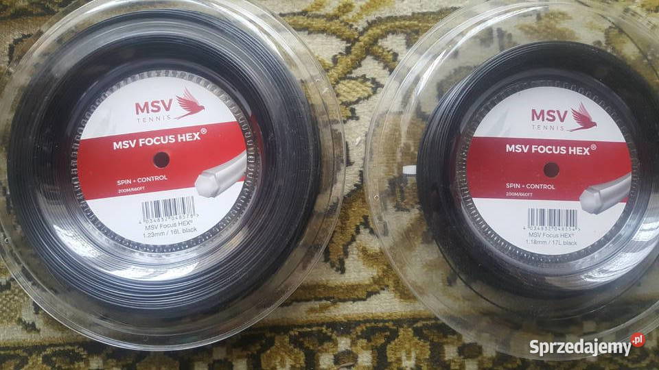 Naciąg tenisowy MSV focus Hex 118123 set Ostrów Wielkopolski