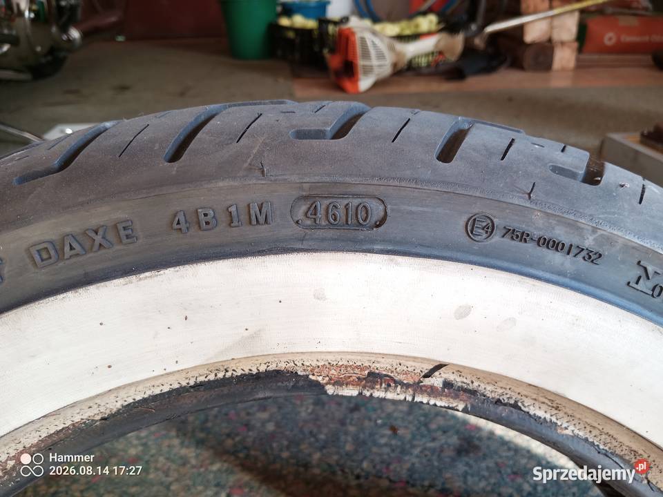 OPONA DUNLOP D401 BIAŁY BOK TYLNA 15080B16 71H Ostróda