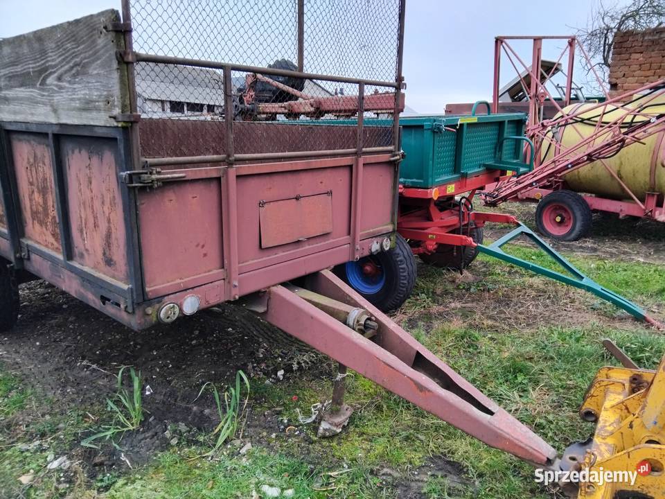 Rozrzutnik obornika 35t jednoosiowy transport Rozrzutniki obornika łódzkie Bełchatów