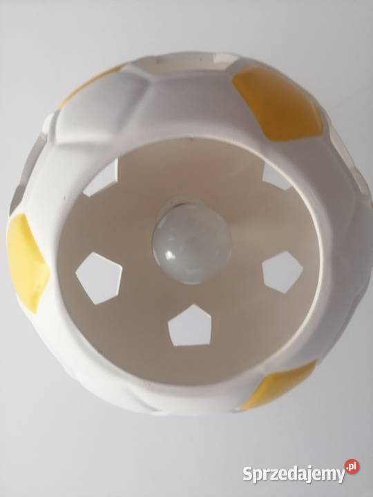 Lampa wisząca dziecięca Piłka nożna Ceramika Oświetlenie dolnośląskie