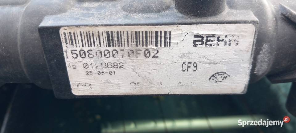 Chłodnica Fabia 6Y Polo 9N Rok produkcji 2001 Wrocław