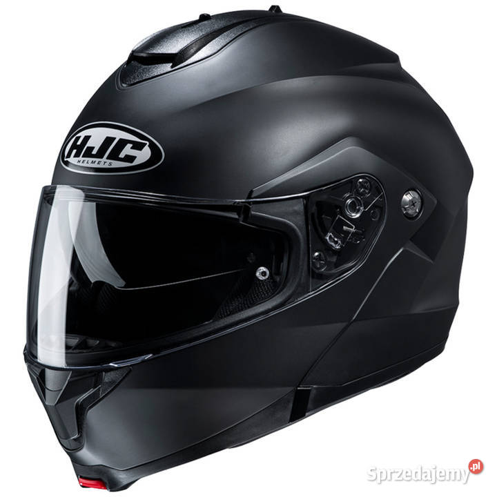 Szczękowy kask motocyklowy HJC C91 Blenda Czarny Kaski i odzież Części Trzciel