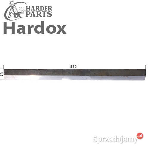 Nóż prostokątny HARDOX części do wycinaka kiszonki KREATEC