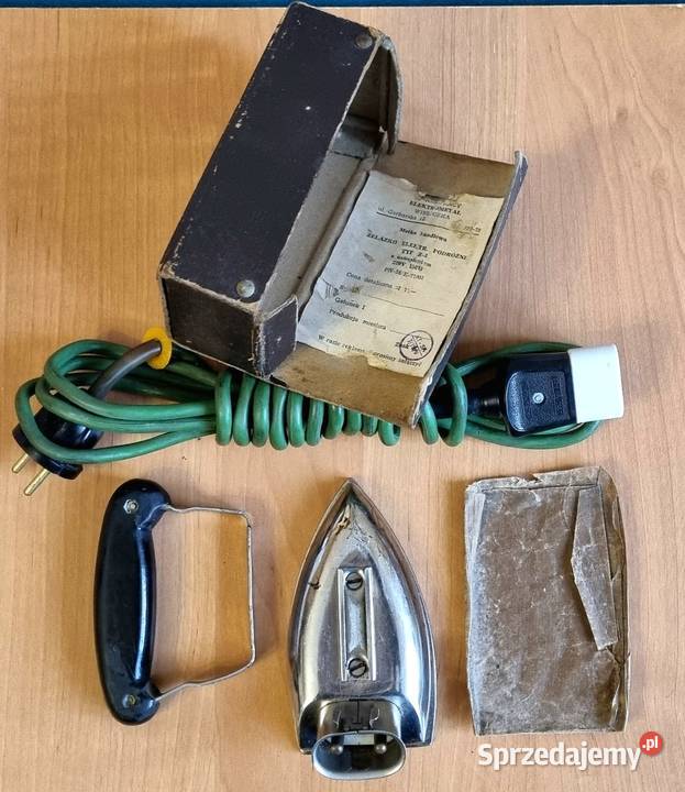 Żelazko Podróżne PRL Kolekcjonerskie Retro Wałbrzych