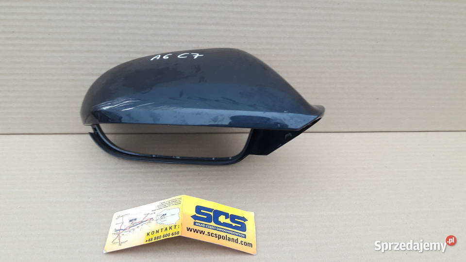 AUDI A6 C7 OBUDOWA LUSTERKA PRAWEGO 4G0857528 lusterka zewnętrzne Trzciel