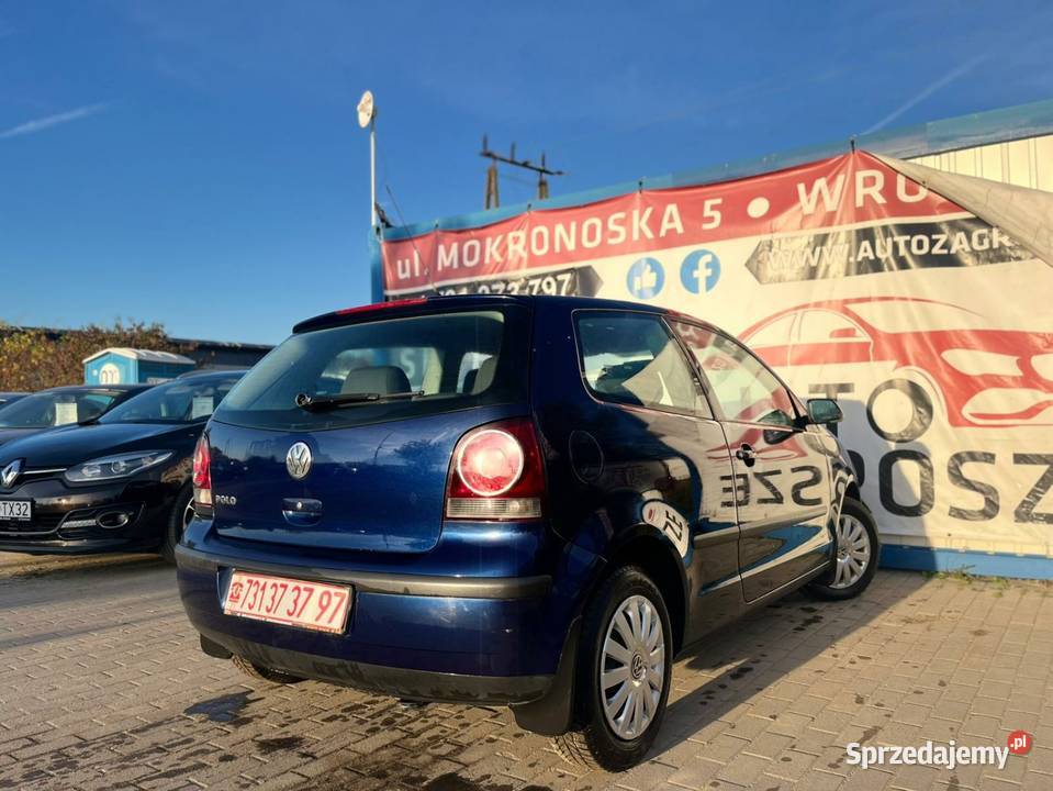 Volkswagen Polo 12 Benzyna 2008 Klimatyzacja Wrocław sprzedam