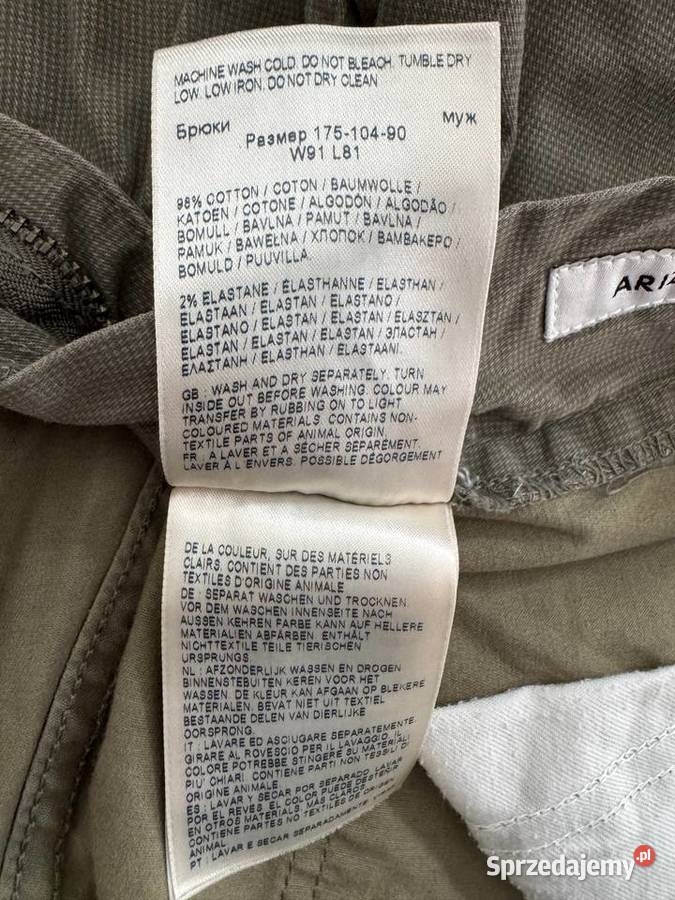 Spodnie Wrangler Arizona 3632 bawełna elastan