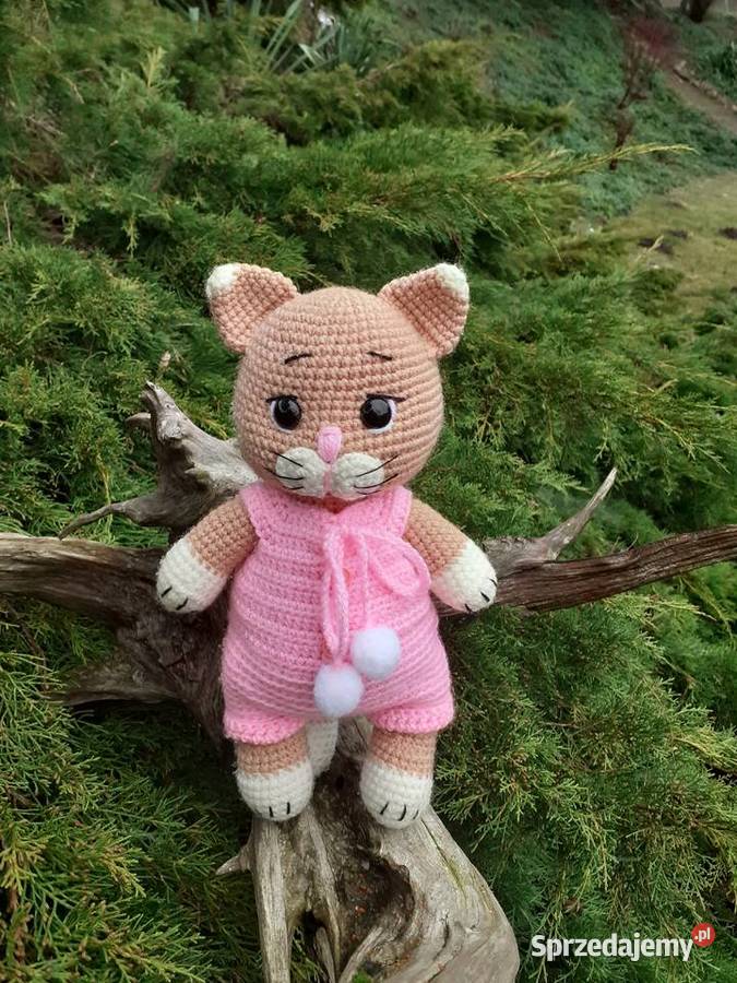 Kot na szydełku Maskotki Nakło nad Notecią